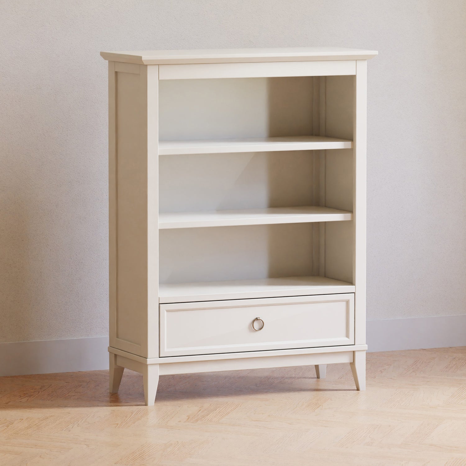 M10714RW,Emma Regency Bookcase in Warm White