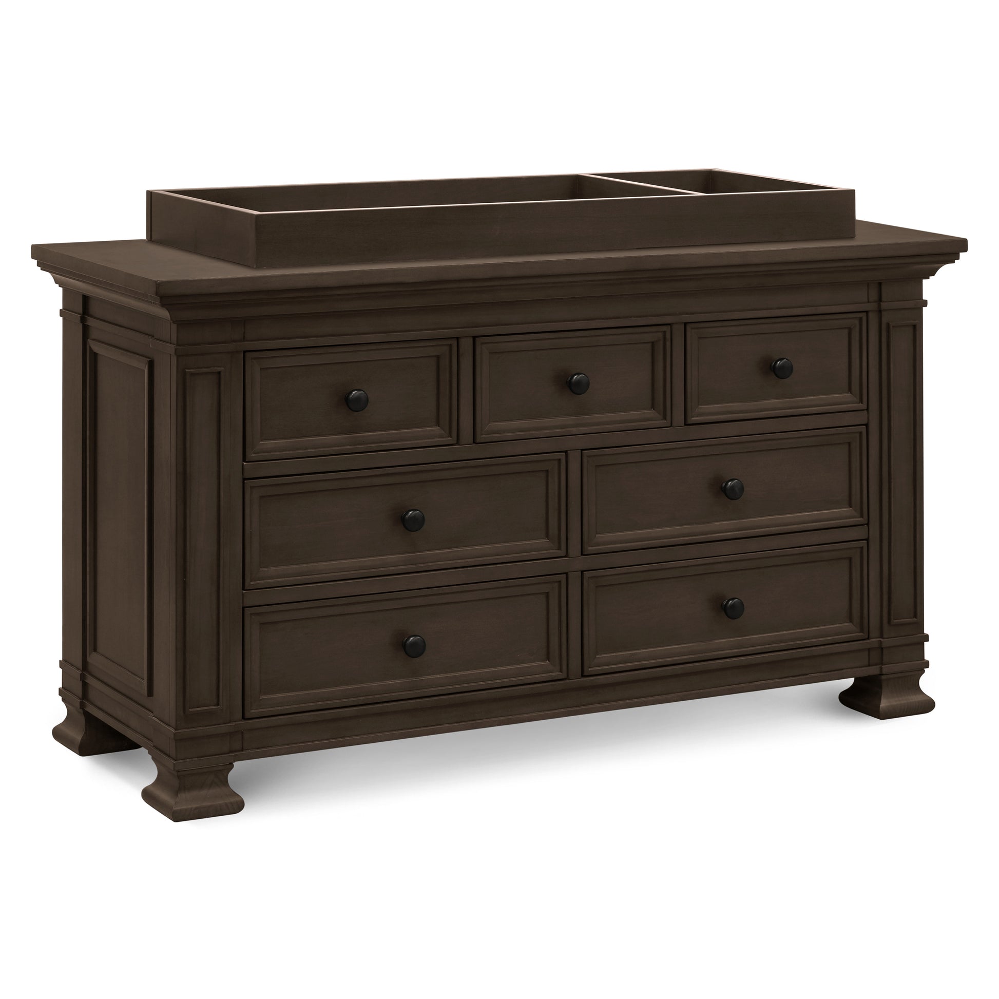 M7616TR,Classic Double-Wide Dresser in Truffle