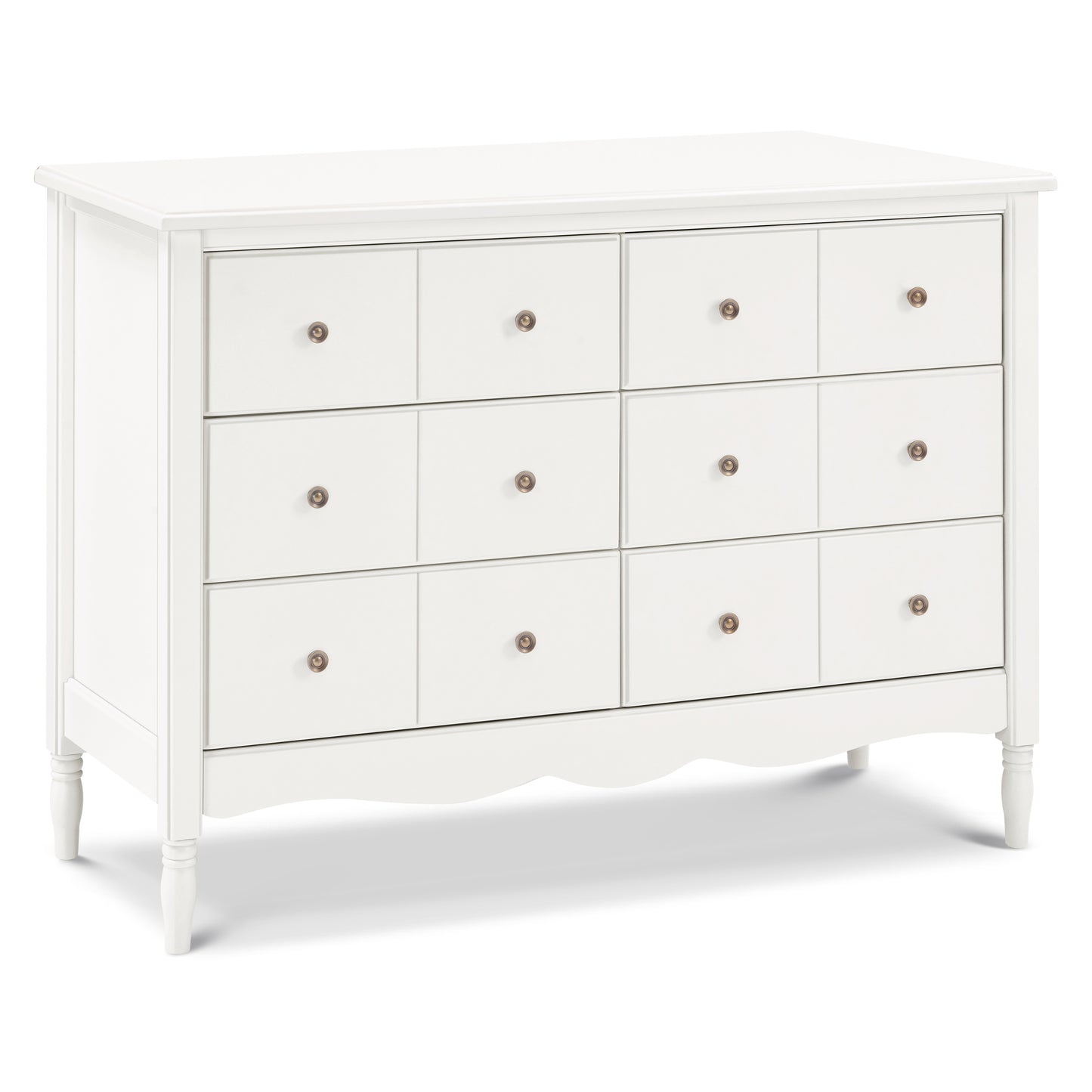 M7116RW,Liberty 6-Drawer Assembled Dresser in Warm White