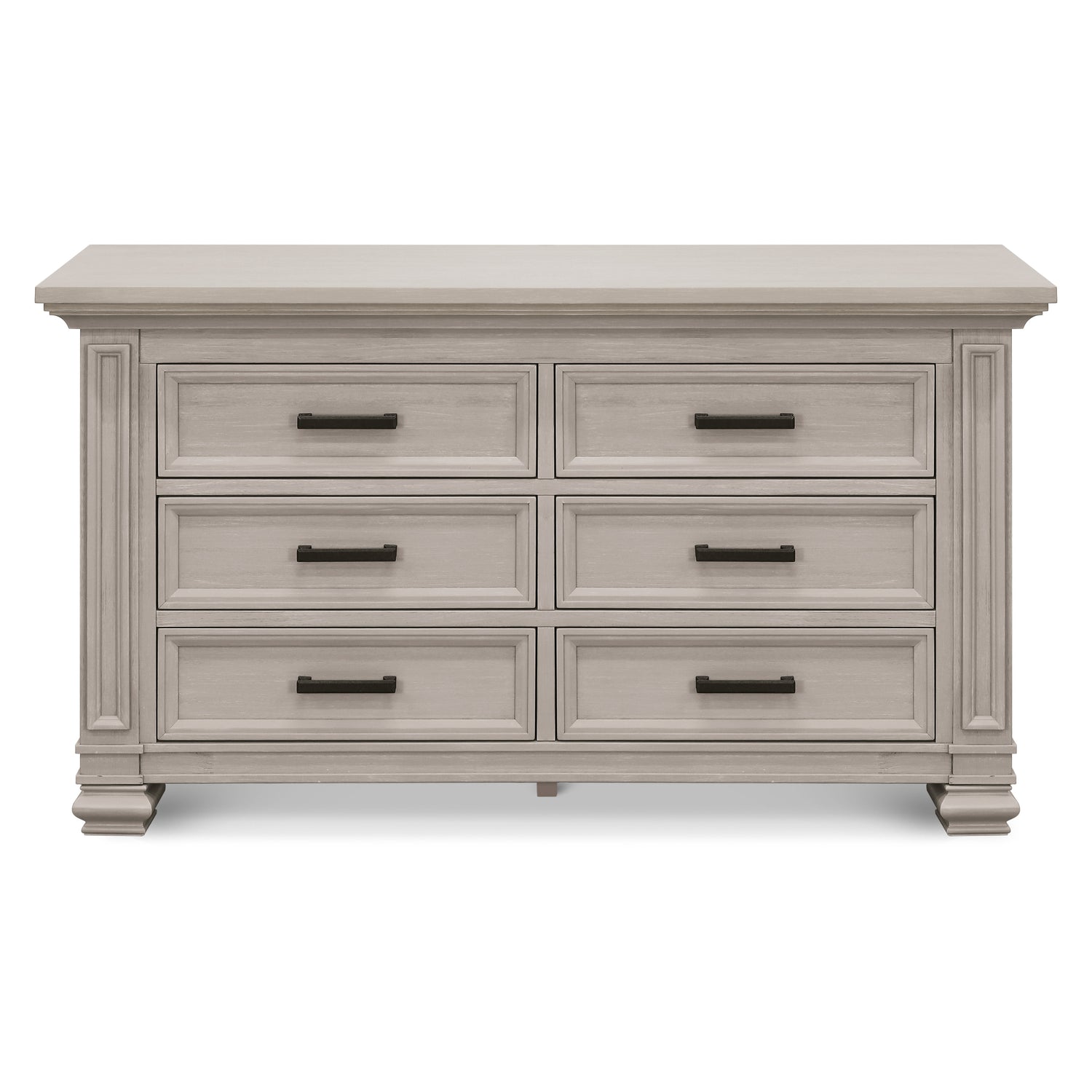 M17326MST,Palermo 6-Drawer Double Dresser in Moonstone