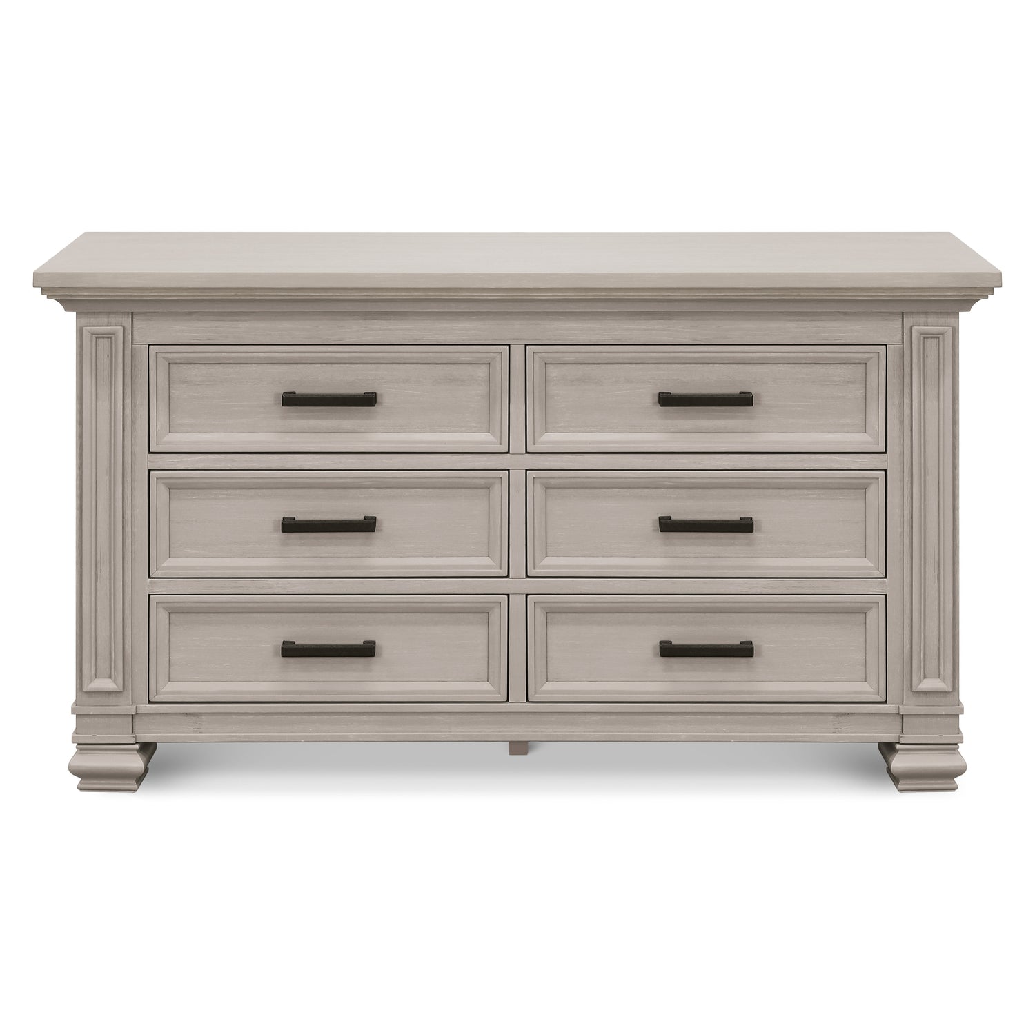 M17326MST,Palermo 6-Drawer Double Dresser in Moonstone