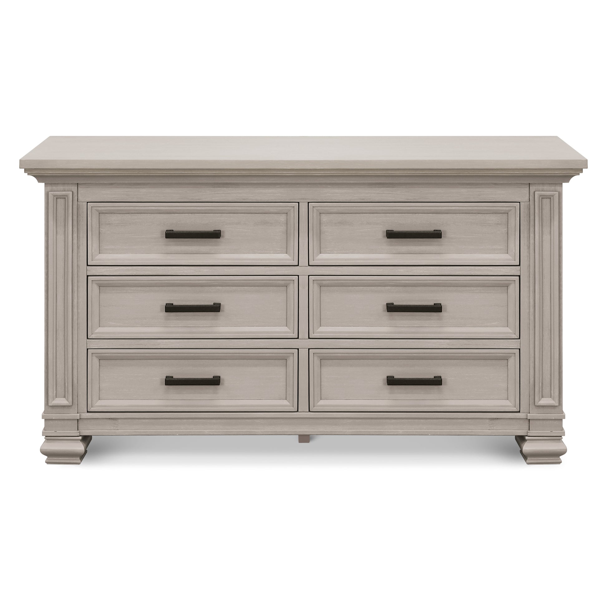 M17326MST,Palermo 6-Drawer Double Dresser in Moonstone