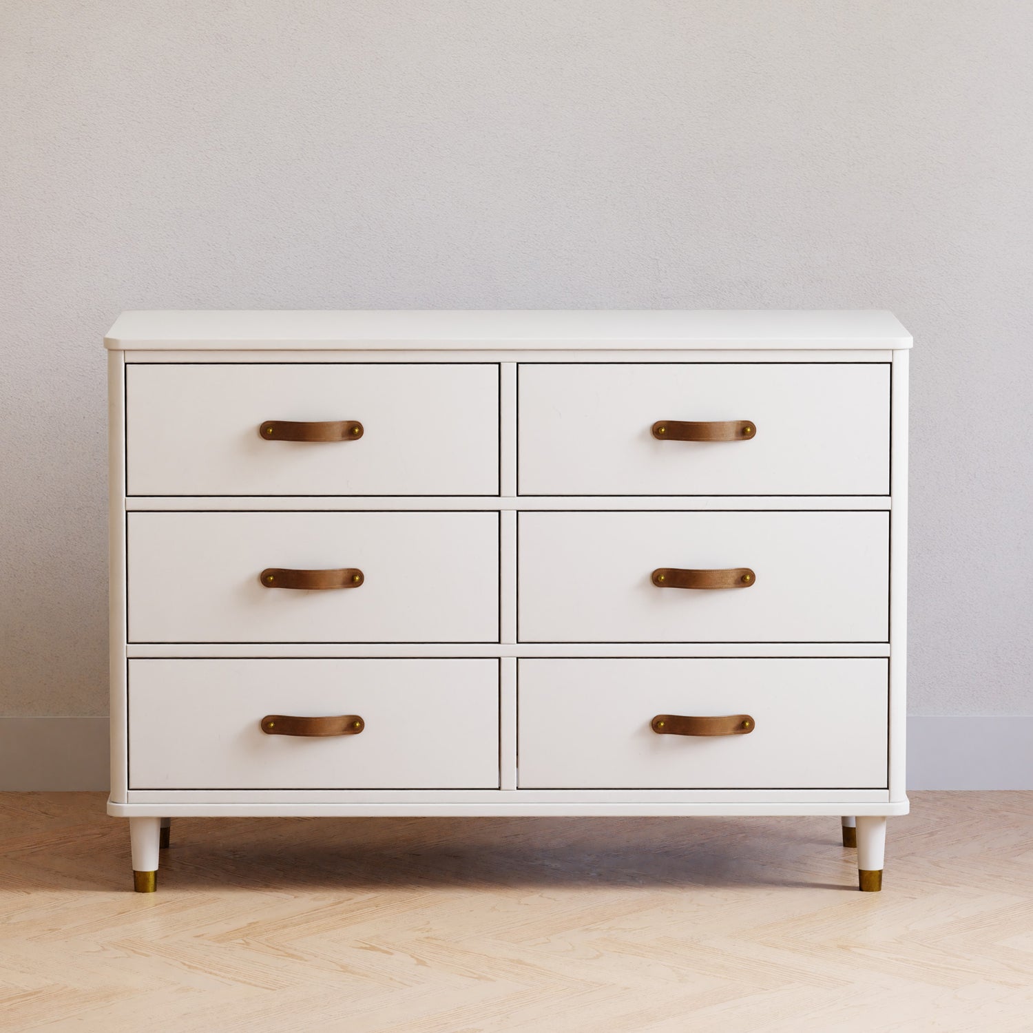 B14316RW,Tanner 6-Drawer Dresser in Warm White