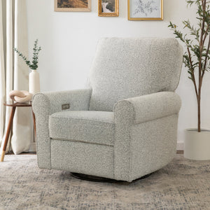 Monroe Pillowback Power Recliner in Boucle