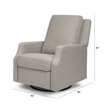 M22287PGEW,Crewe Recliner and Swivel Glider in Performance Grey Eco-Weave