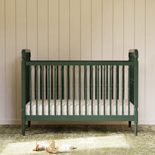 M7101FRGR,Liberty 3-in-1 Convertible Spindle Crib w/Toddler Bed Conversion Kit in Forest Green