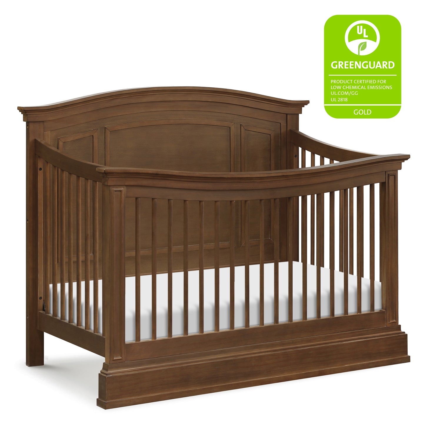 M18301DB,Durham 4-in-1 Convertible Crib in Derby Brown