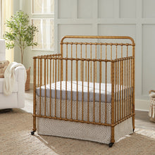 M15398VG,Winston 4-in-1 Convertible Mini Crib in Vintage Gold