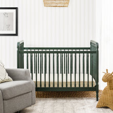 M7101FRGR,Liberty 3-in-1 Convertible Spindle Crib w/Toddler Bed Conversion Kit in Forest Green