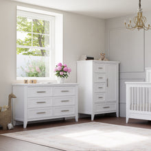 B14416RW,Beckett 6-Drawer Dresser in Warm White