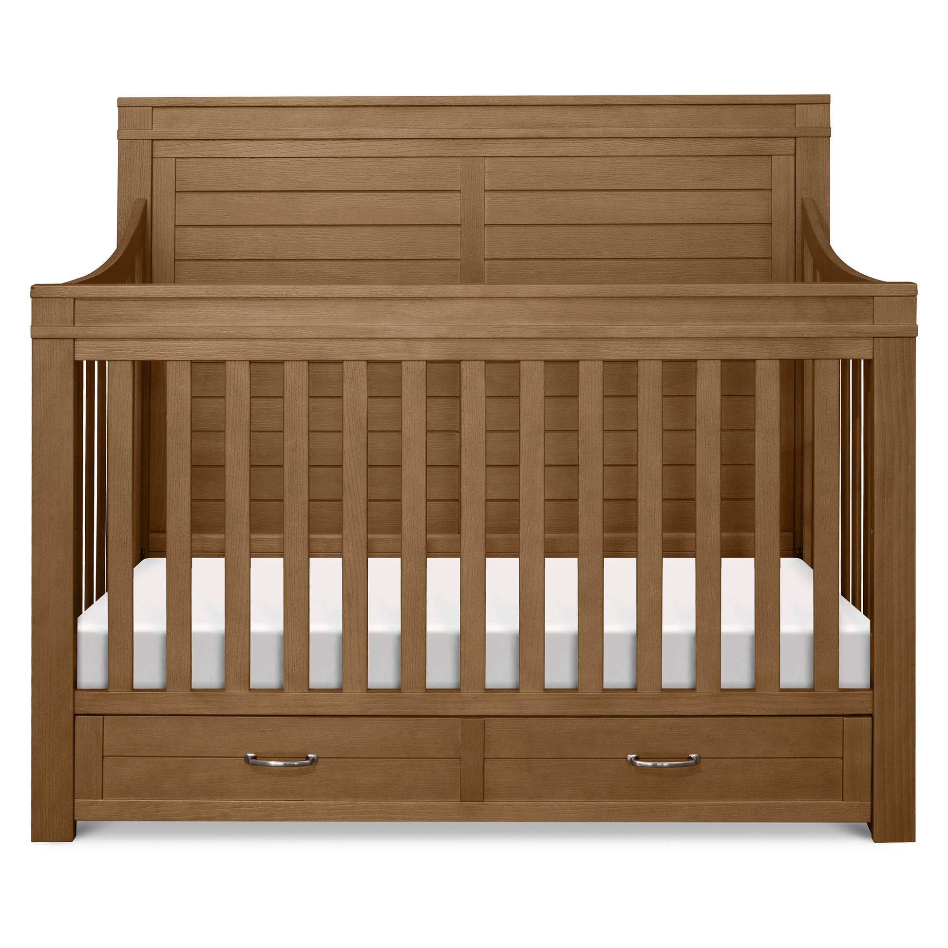 M21101SW,Wesley Farmhouse 4-in-1 Convertible Crib in Stablewood