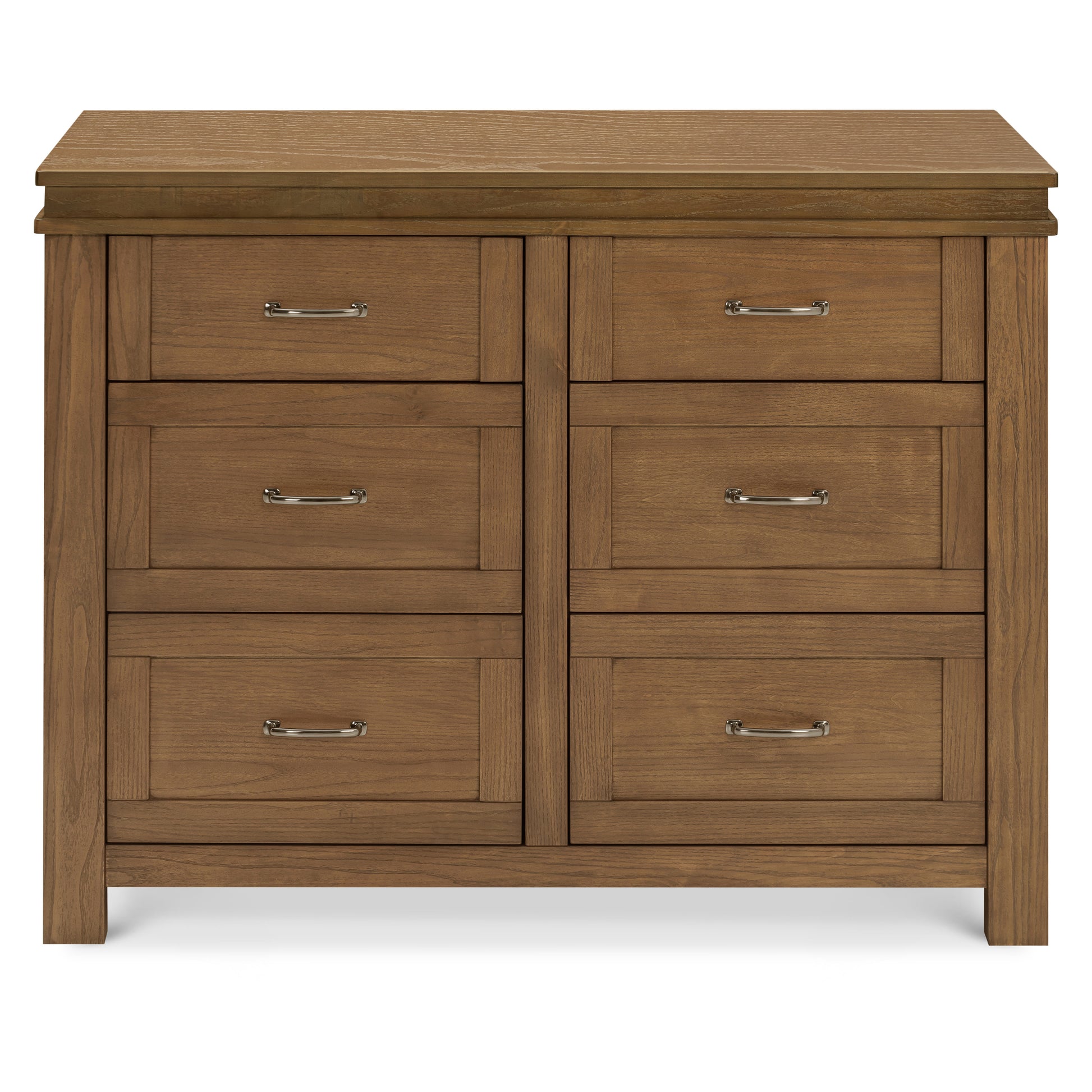 M21126SW,Wesley Farmhouse 6-Drawer Dresser in Stablewood