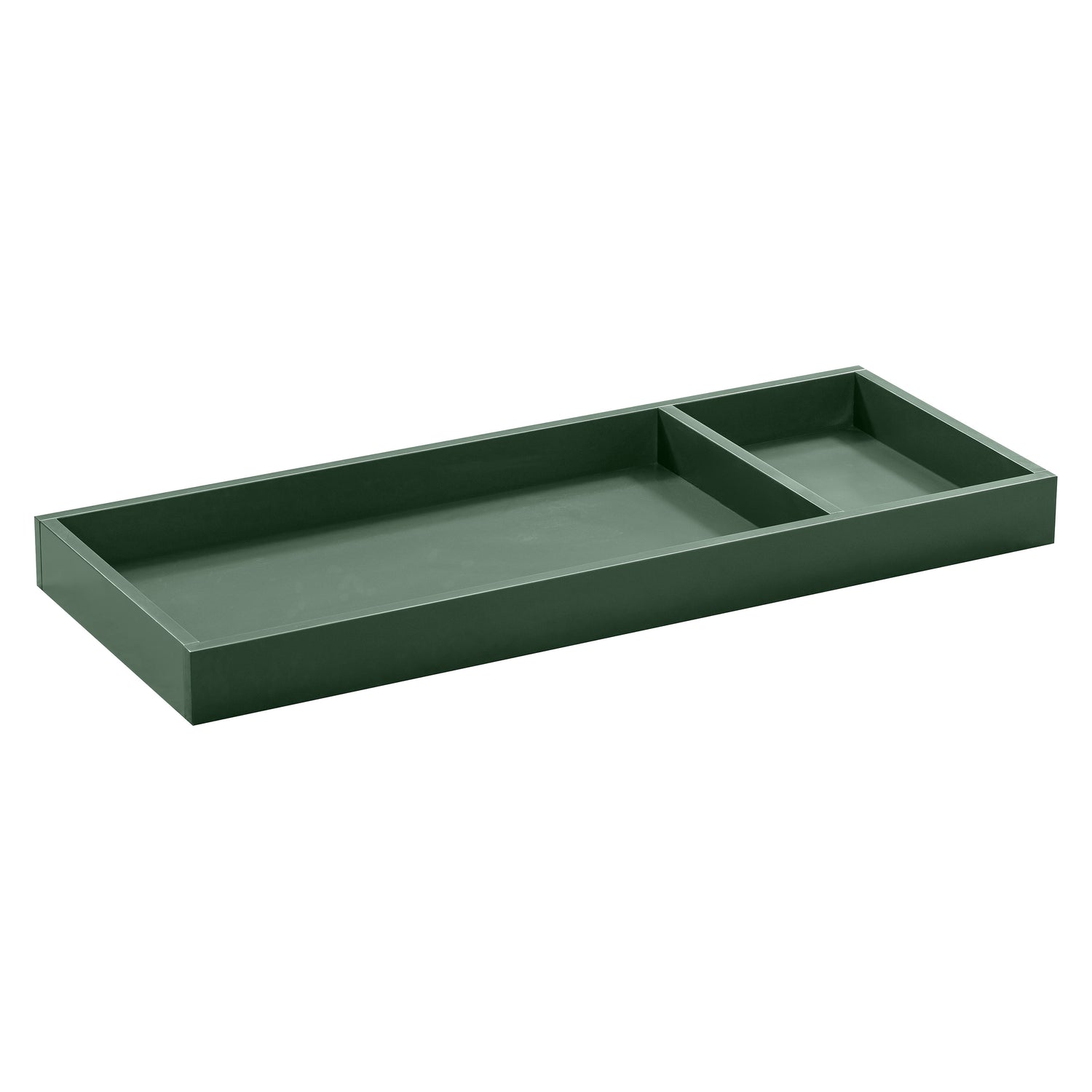 M0619FRGR,Universal Wide Removable Changing Tray in Forest Green