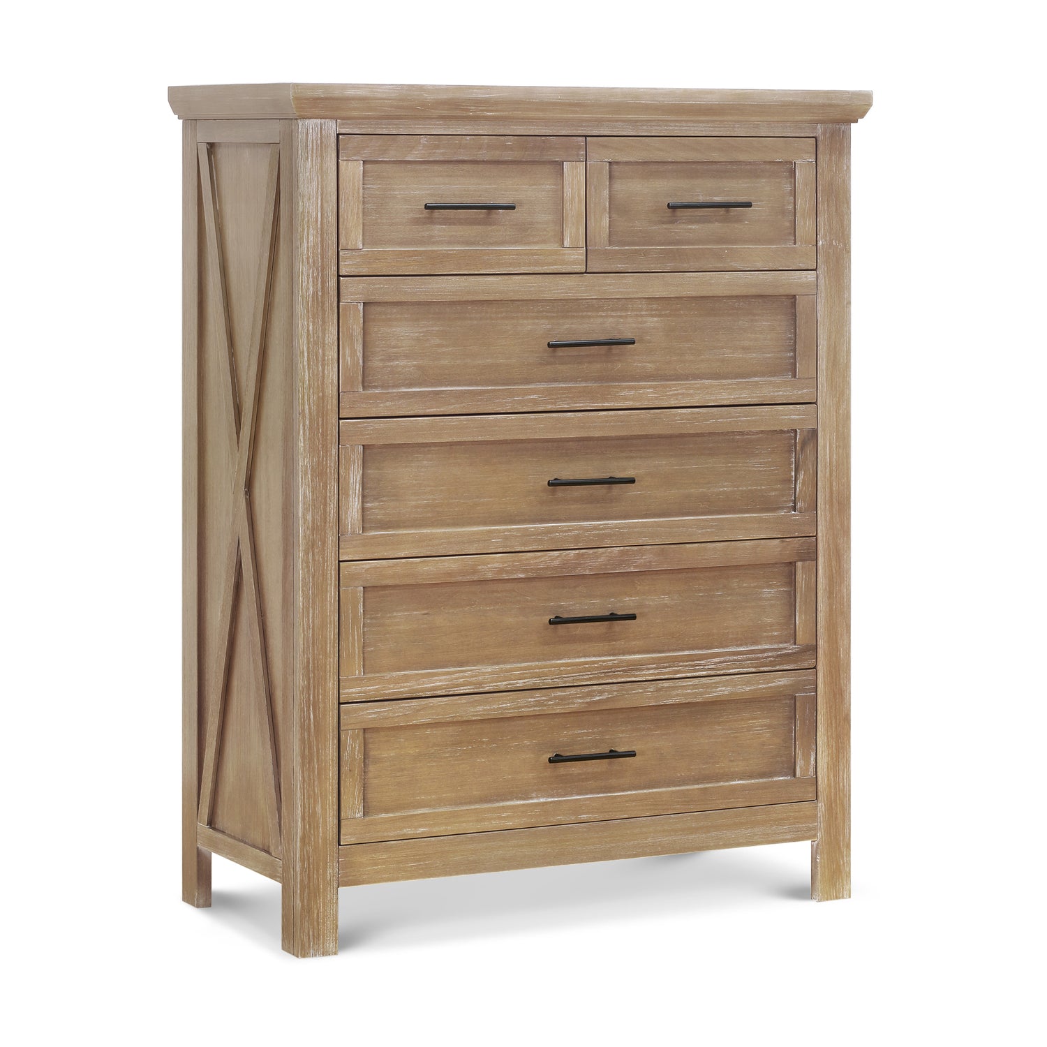 B14525DF,Emory Farmhouse 6-Drawer Chest in Driftwood Finish