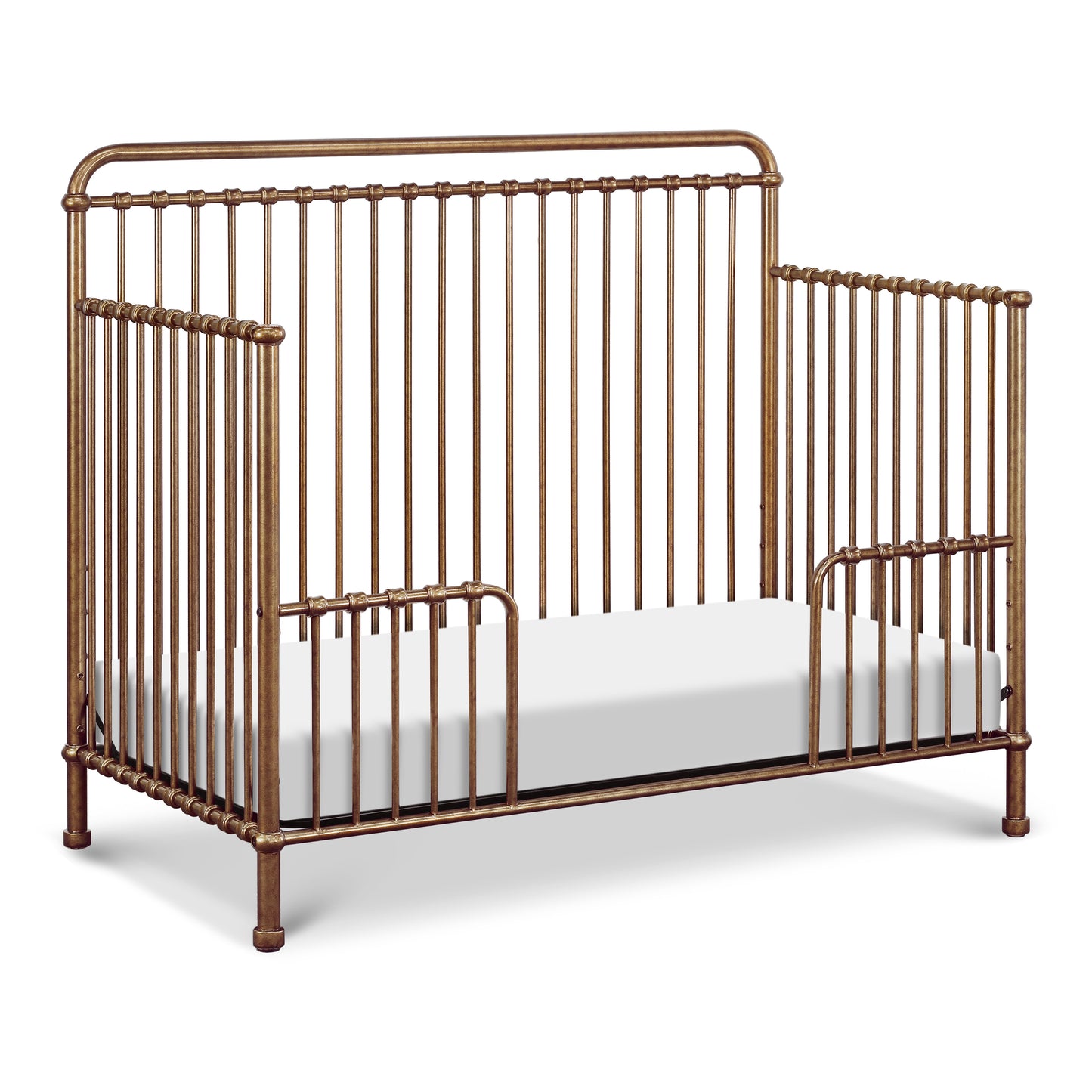 M15301VG,Winston 4-in-1 Convertible Crib in Vintage Gold