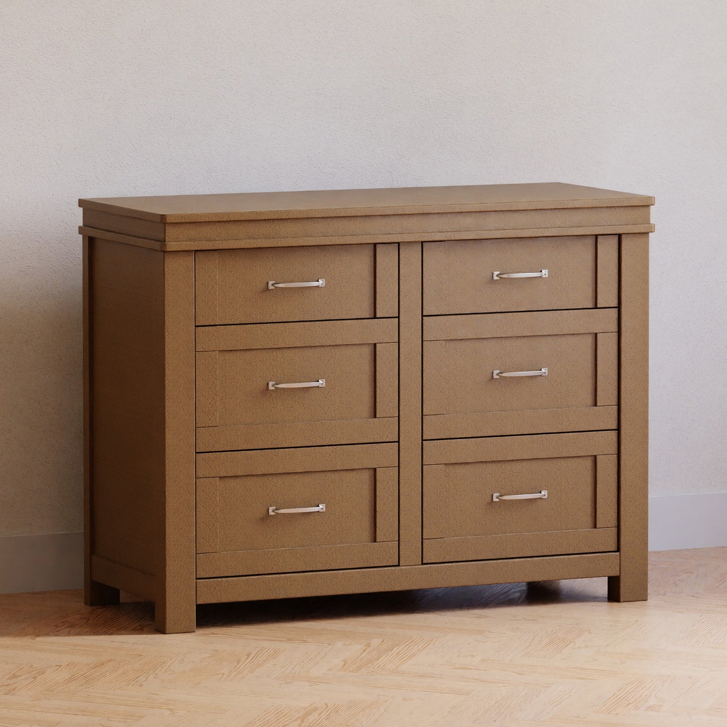 M21126SW,Wesley Farmhouse 6-Drawer Dresser in Stablewood