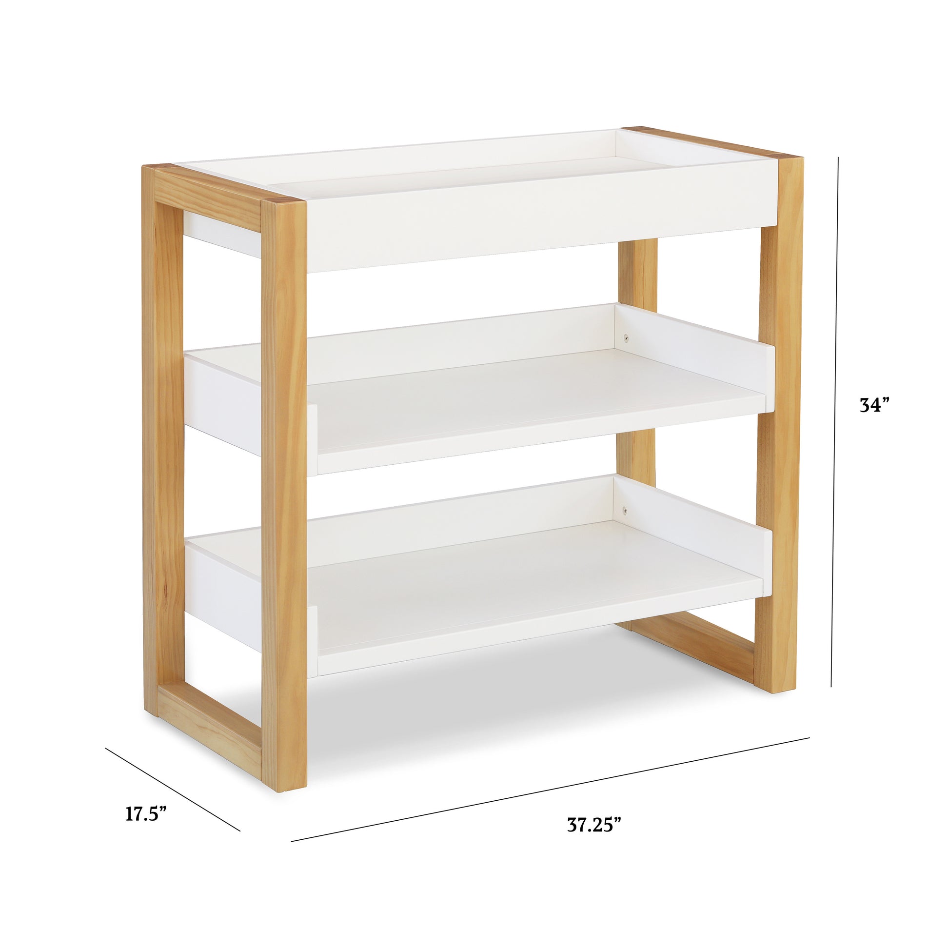 M23302RWHY,Nantucket Changing Table in Warm White/Honey