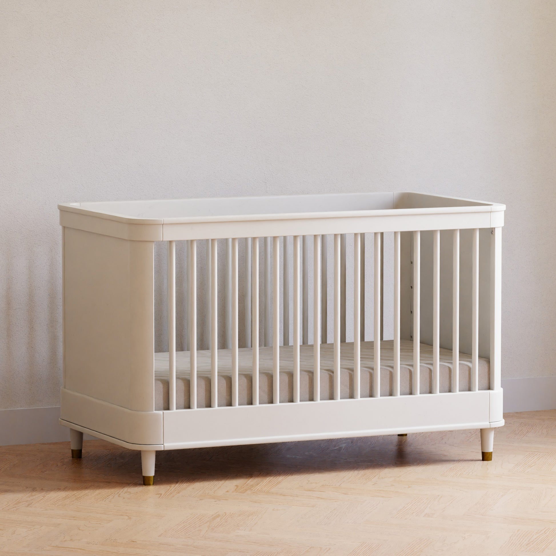 B14301RW,Tanner 3-in-1 Convertible Crib in Warm White