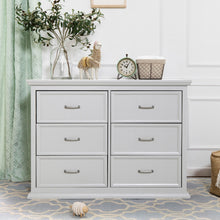 M3916DG,Foothill-Louis 6-Drawer Dresser in Cloud Grey