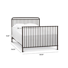 B15399UR,Winston Full Size Bed Conversion Kit in Vintage Iron Finish