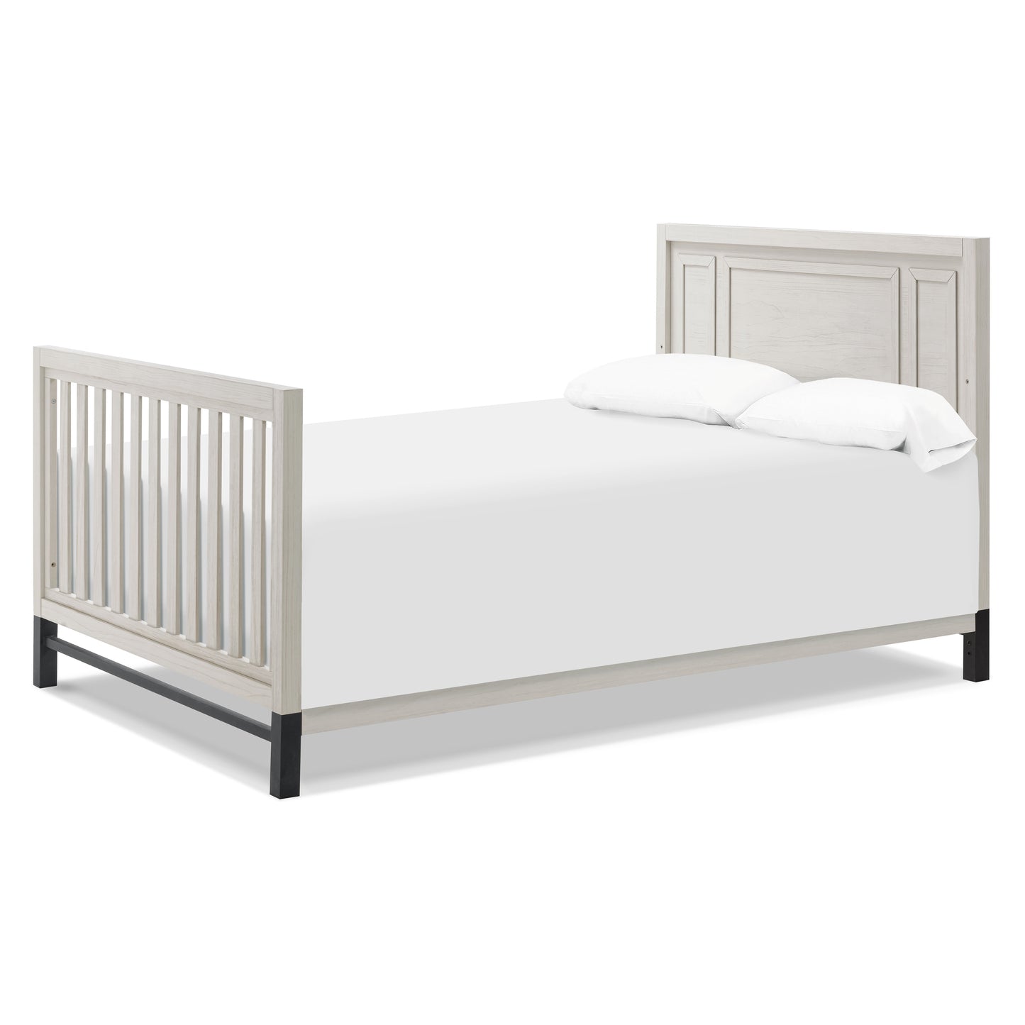 B25801WDF,Newbern 4-in-1 Convertible Crib in White Driftwood