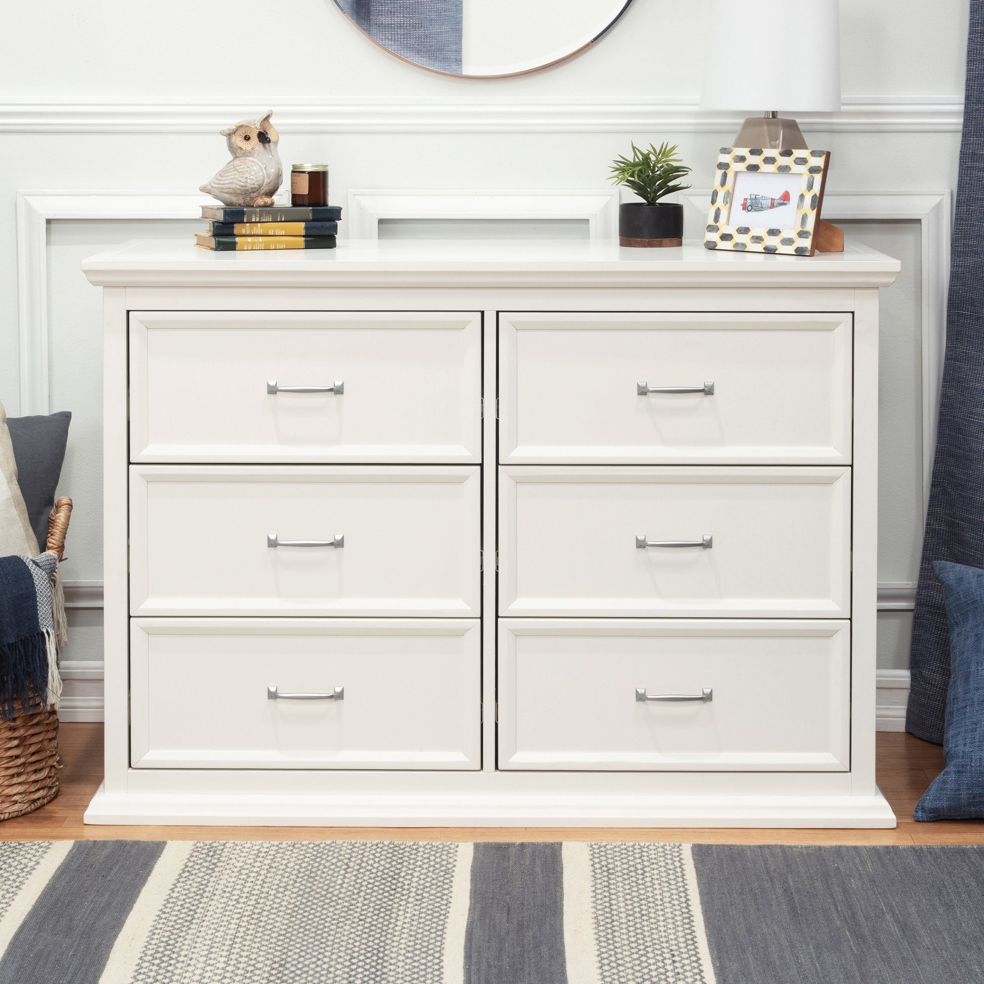 M3916RW,Foothill-Louis 6-Drawer Dresser in Warm White