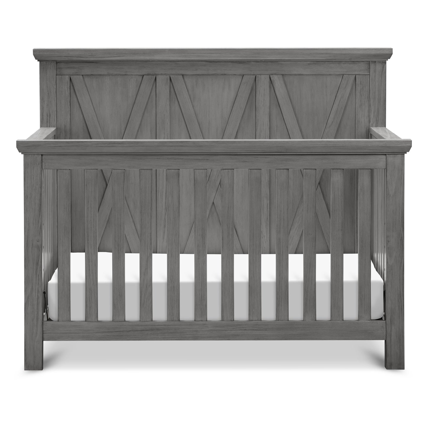 B14501WC,Emory Farmhouse 4-in-1 Convertible Crib in Weathered Charcoal