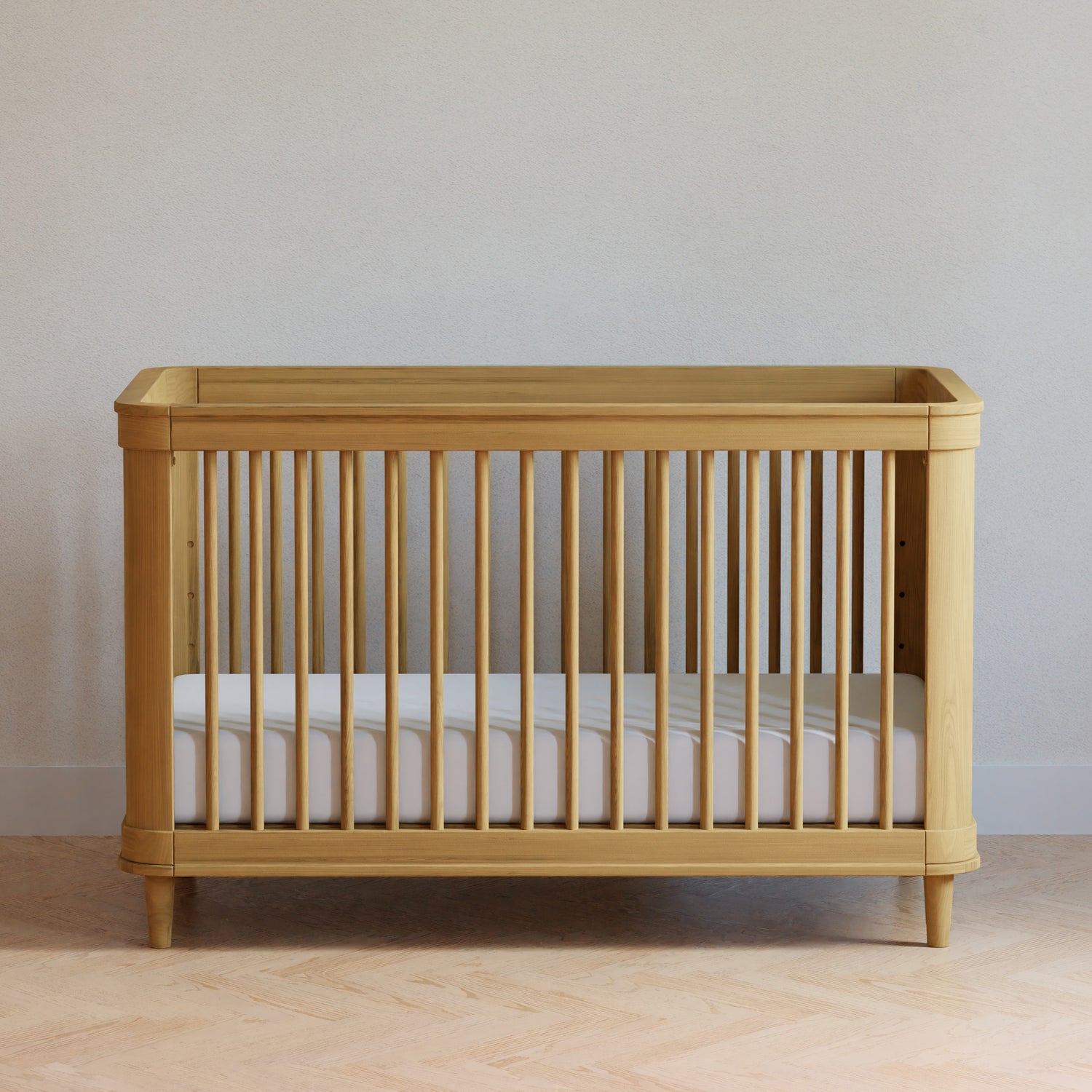 M23701HYHC,Marin with Cane 3-in-1 Convertible Crib in Honey and Honey Cane