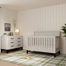 B25801WDF,Newbern 4-in-1 Convertible Crib in White Driftwood