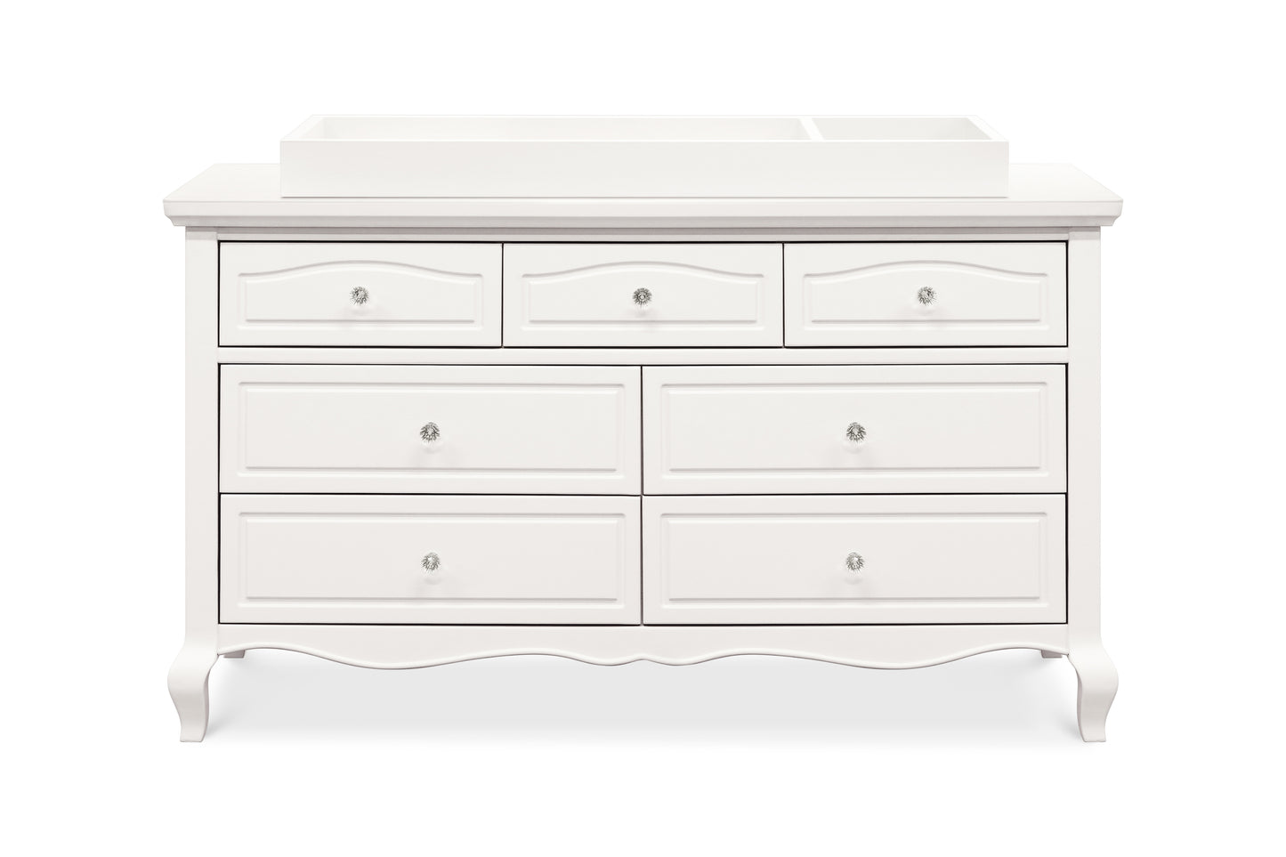 B19616RW,Mirabelle 7-Drawer Dresser in Warm White