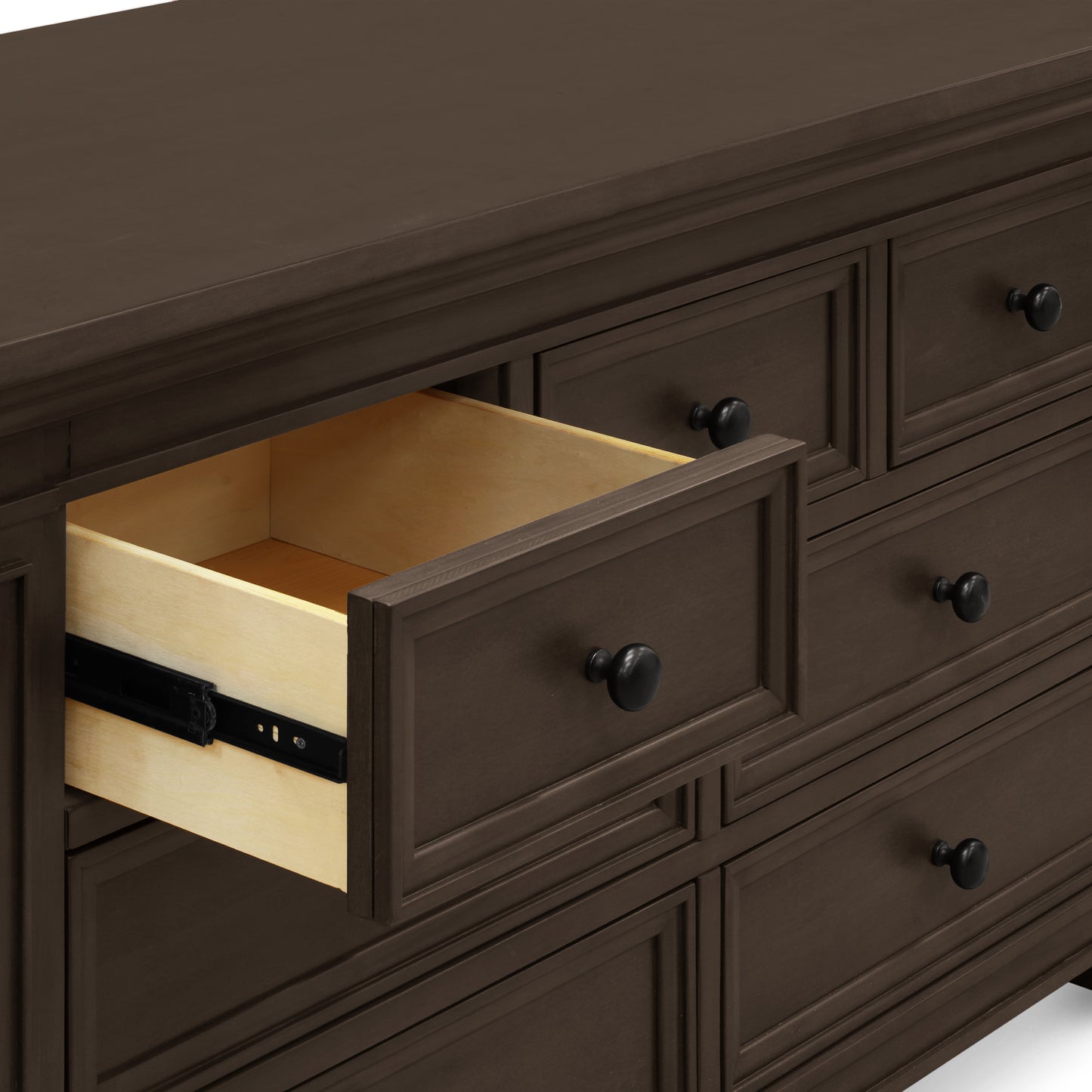 M7616TR,Classic Double-Wide Dresser in Truffle