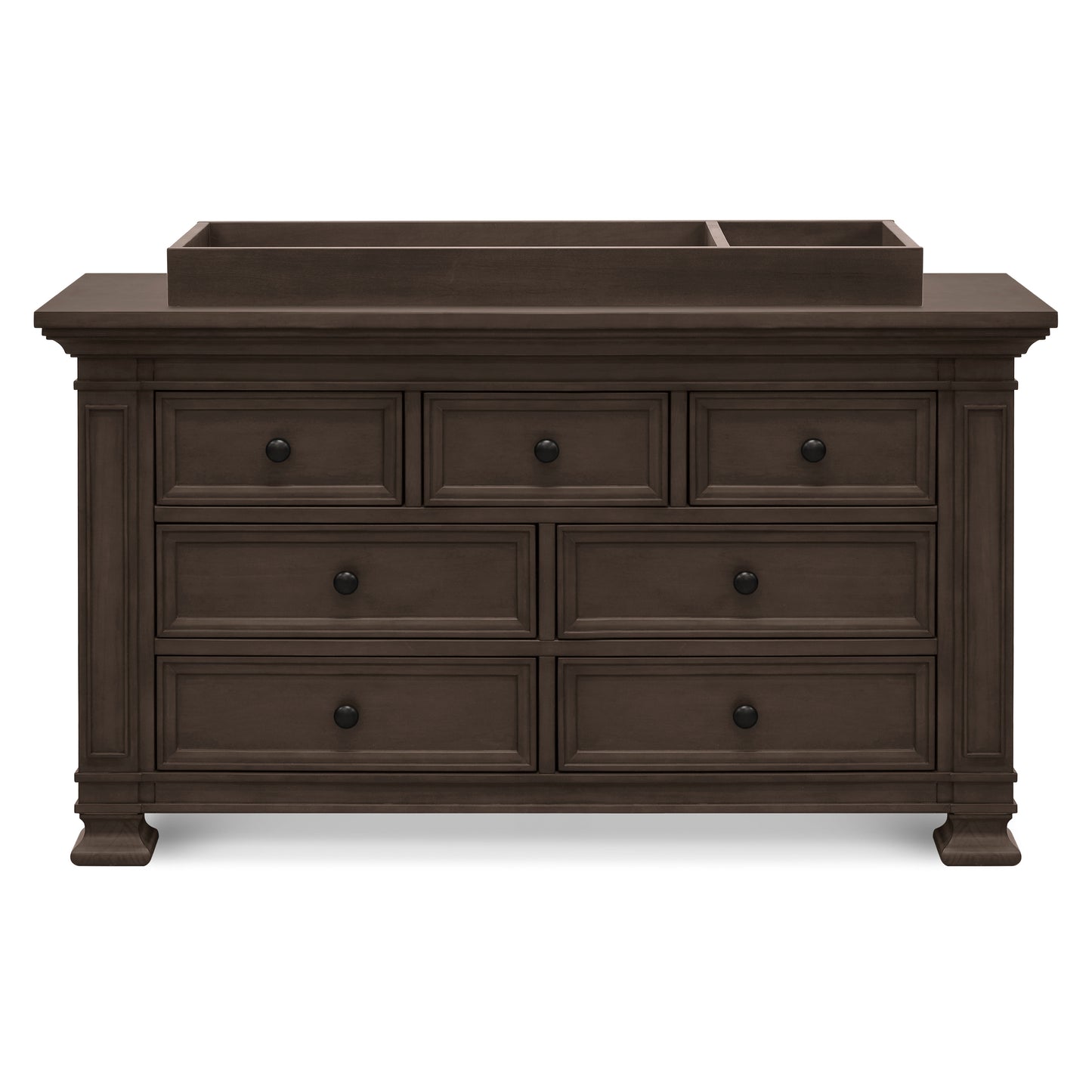 M7616TR,Classic Double-Wide Dresser in Truffle