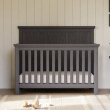 B14501WC,Emory Farmhouse 4-in-1 Convertible Crib in Weathered Charcoal