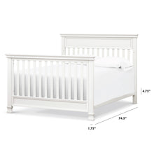 M5789RW,Hidden Hardware Twin/Full Size Bed Conversion Kit in Warm White