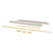 M7689WDF,Full Size Bed Conversion Kit in White Driftwood