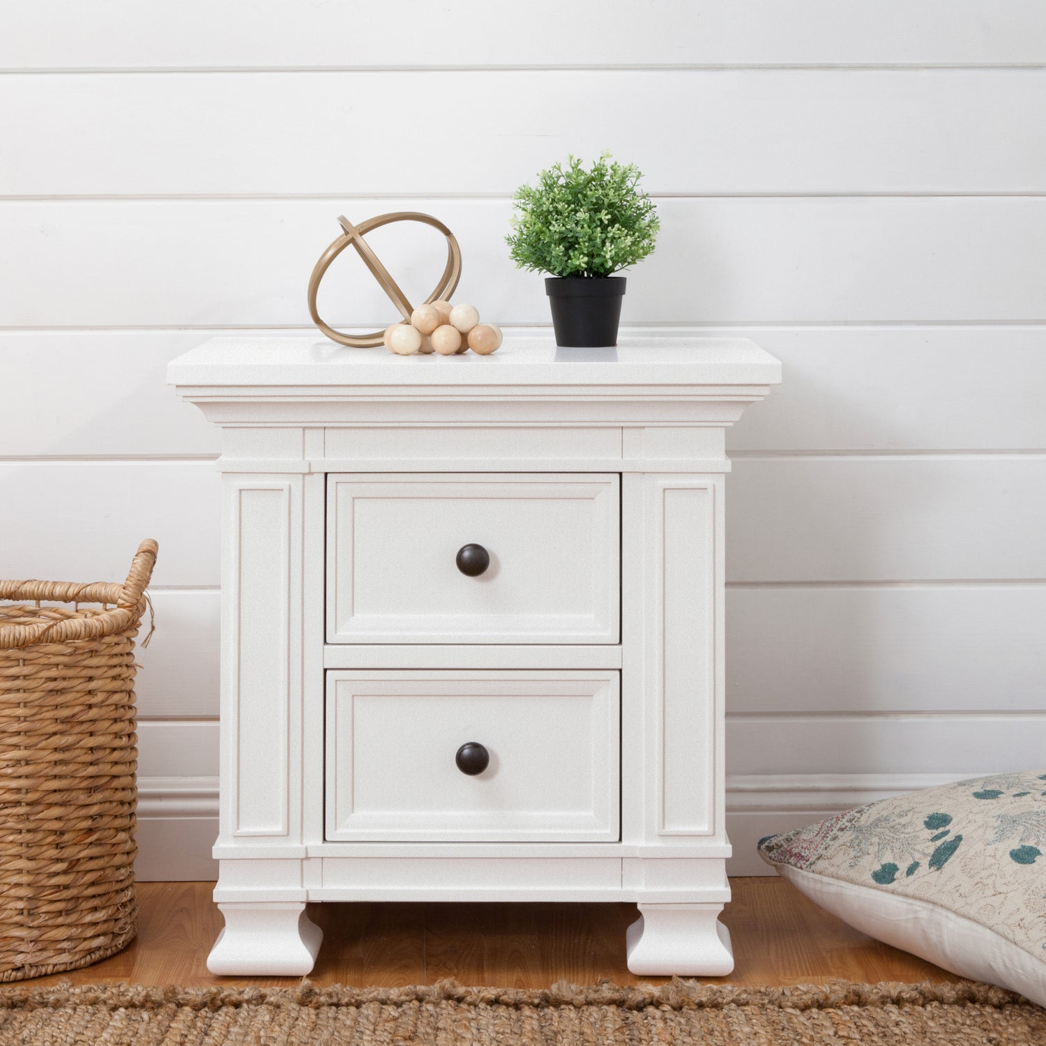 M7660RW,Classic Nightstand In Warm White