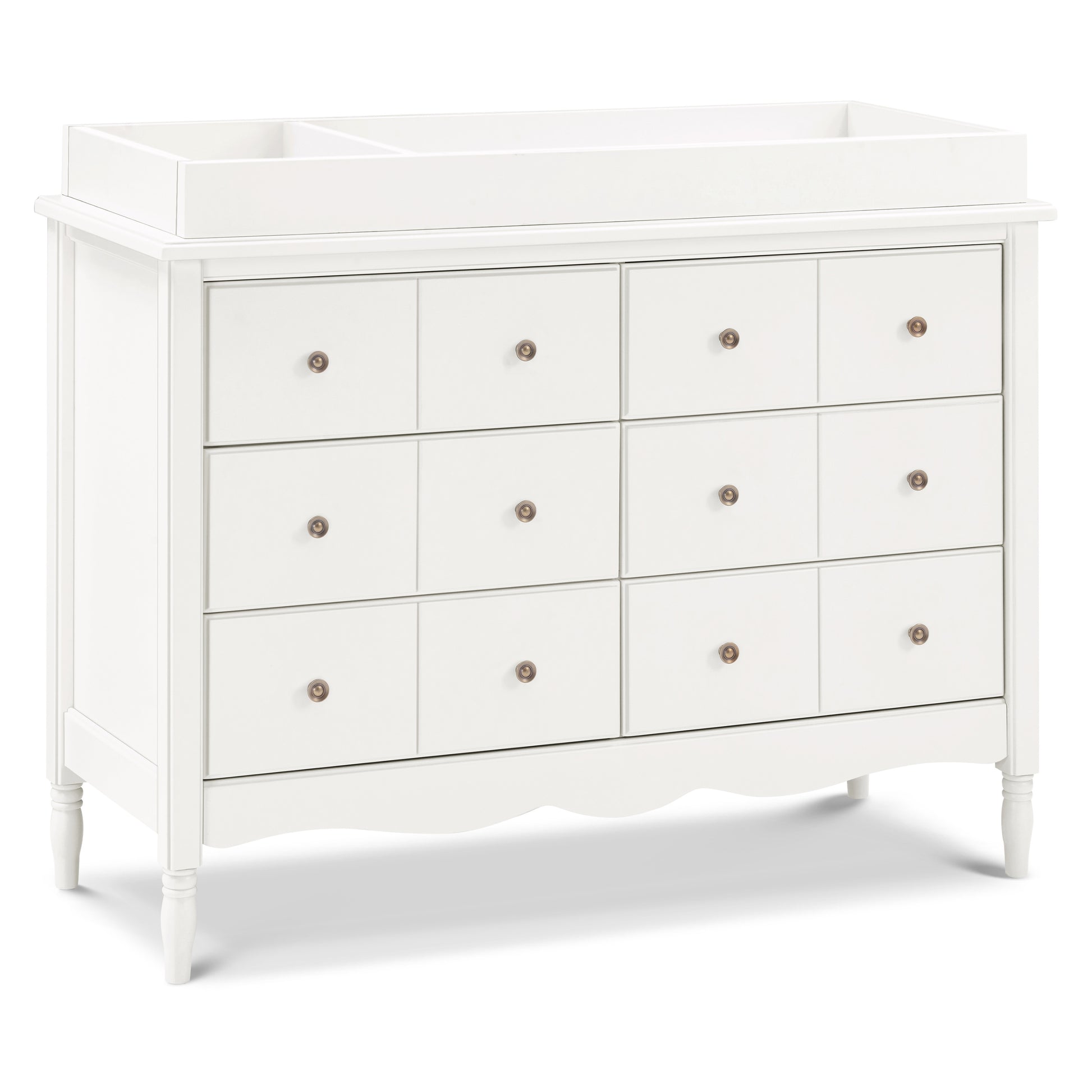 M7116RW,Liberty 6-Drawer Assembled Dresser in Warm White