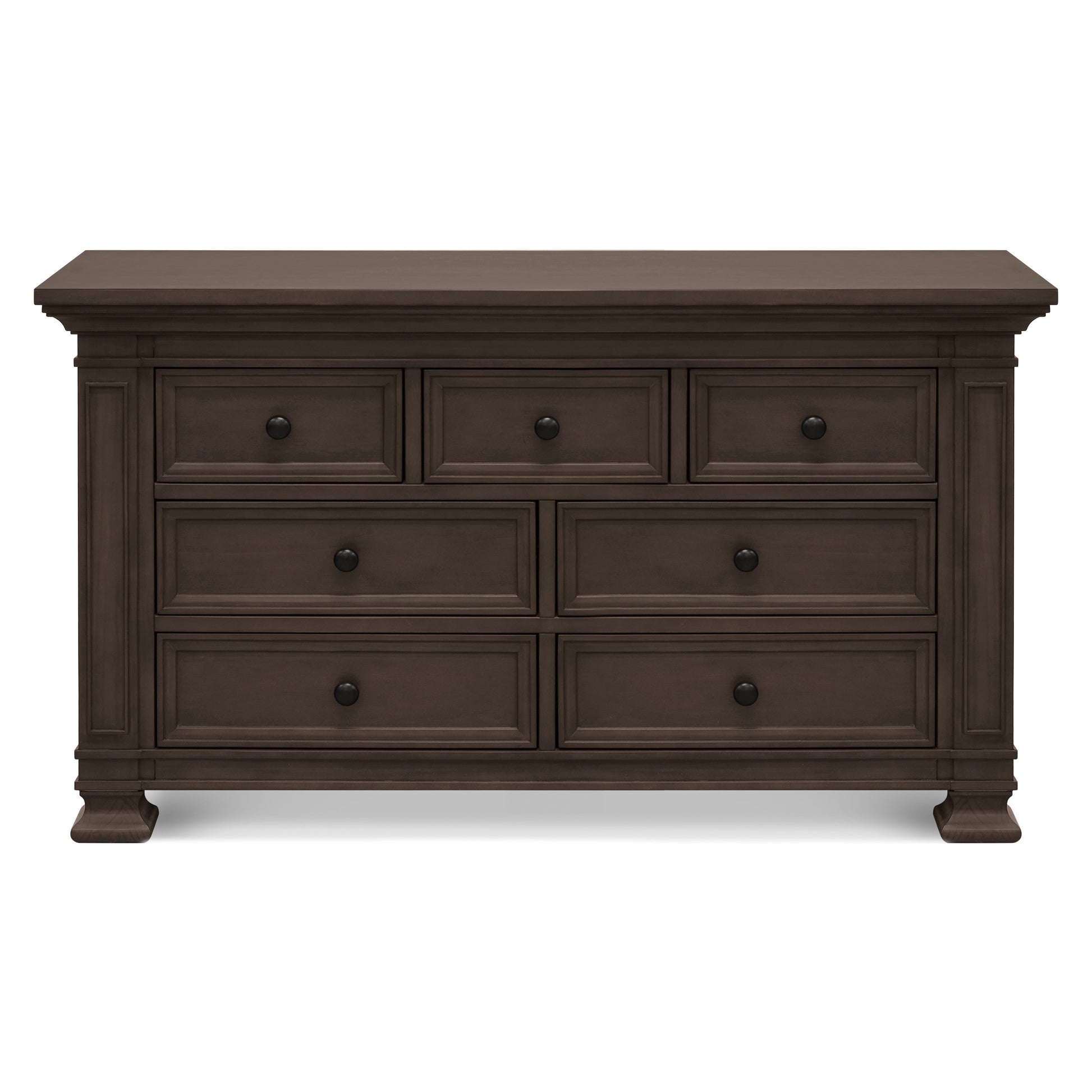 M7616TR,Classic Double-Wide Dresser in Truffle