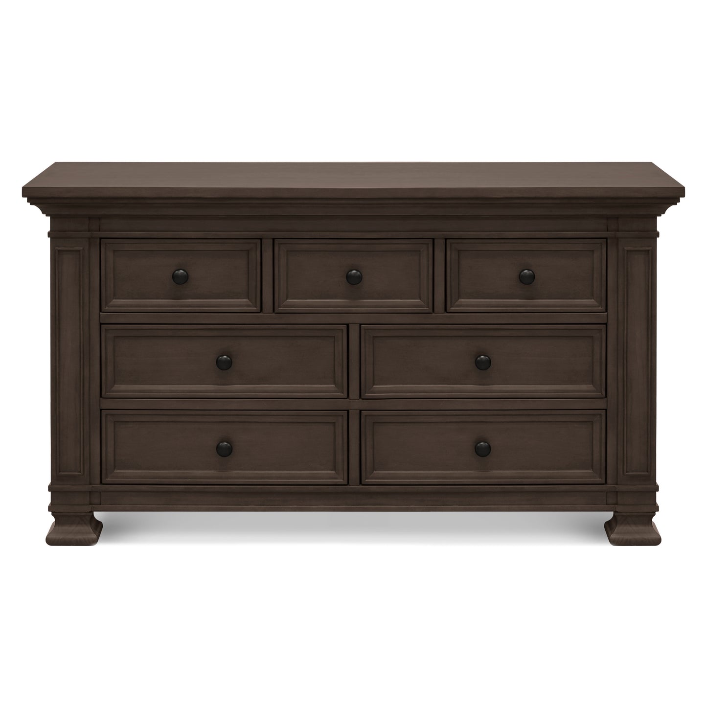 M7616TR,Classic Double-Wide Dresser in Truffle