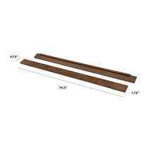 M5789MO,Hidden Hardware Twin/Full Size Bed Conversion Kit in Mocha