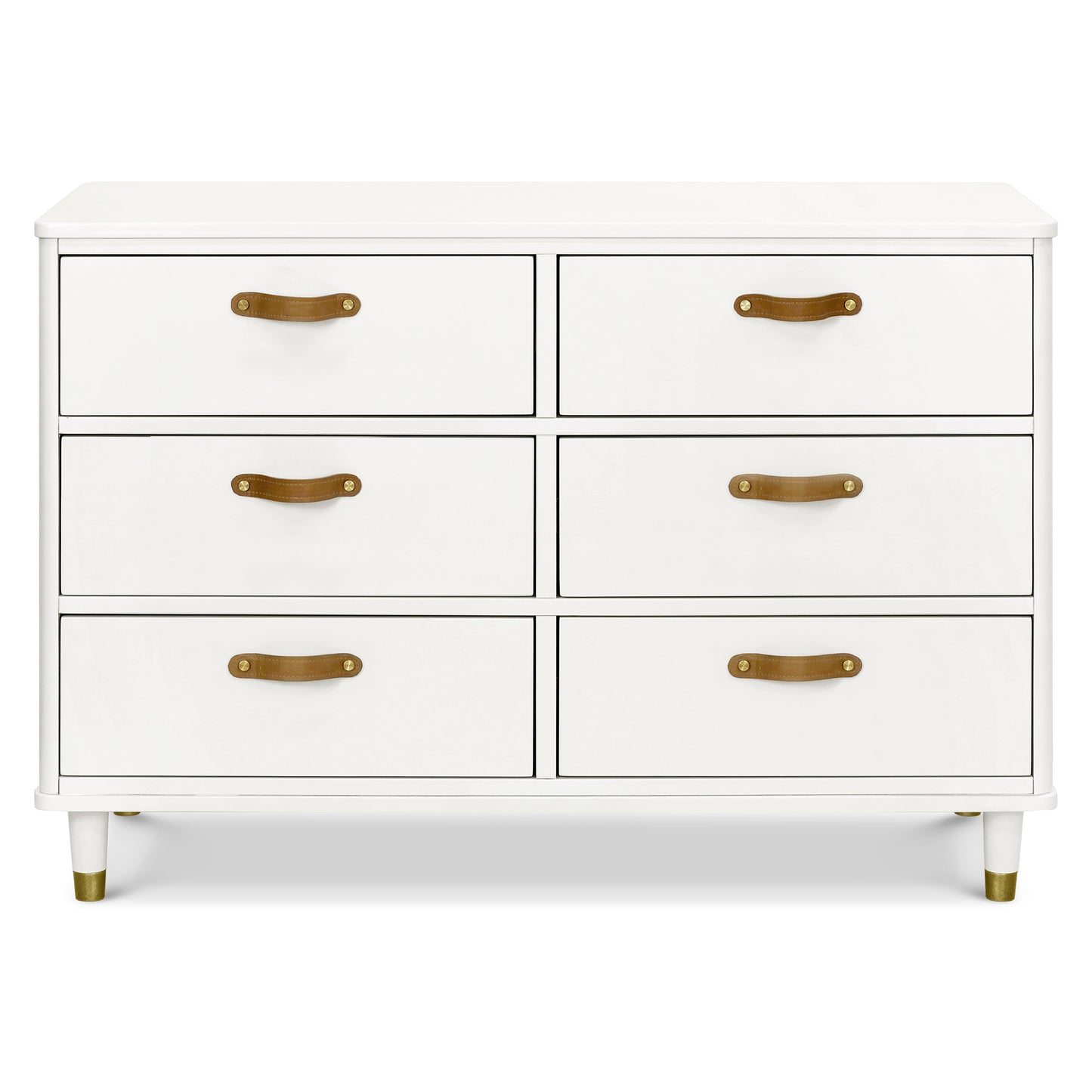 B14316RW,Tanner 6-Drawer Dresser in Warm White