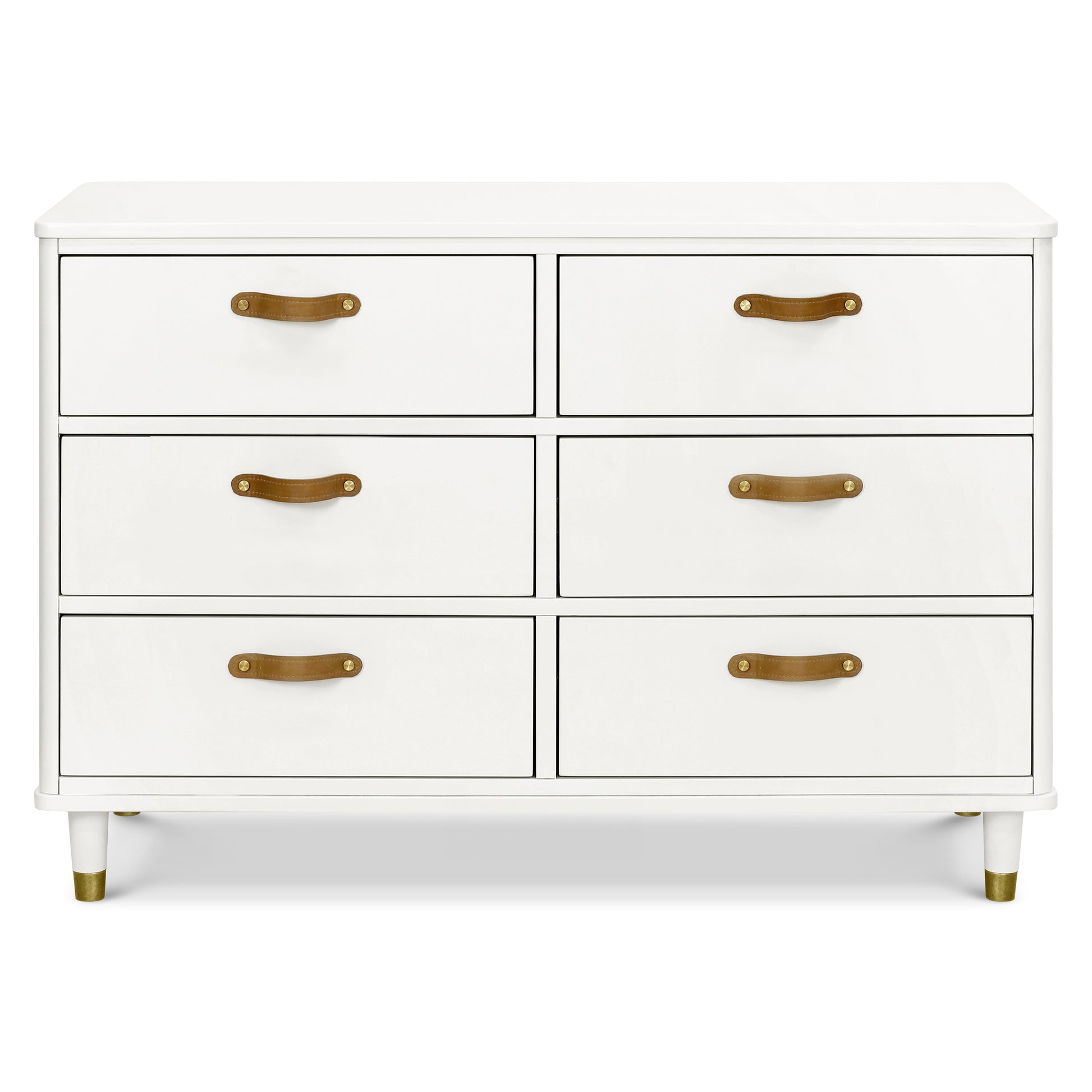 B14316RW,Tanner 6-Drawer Dresser in Warm White