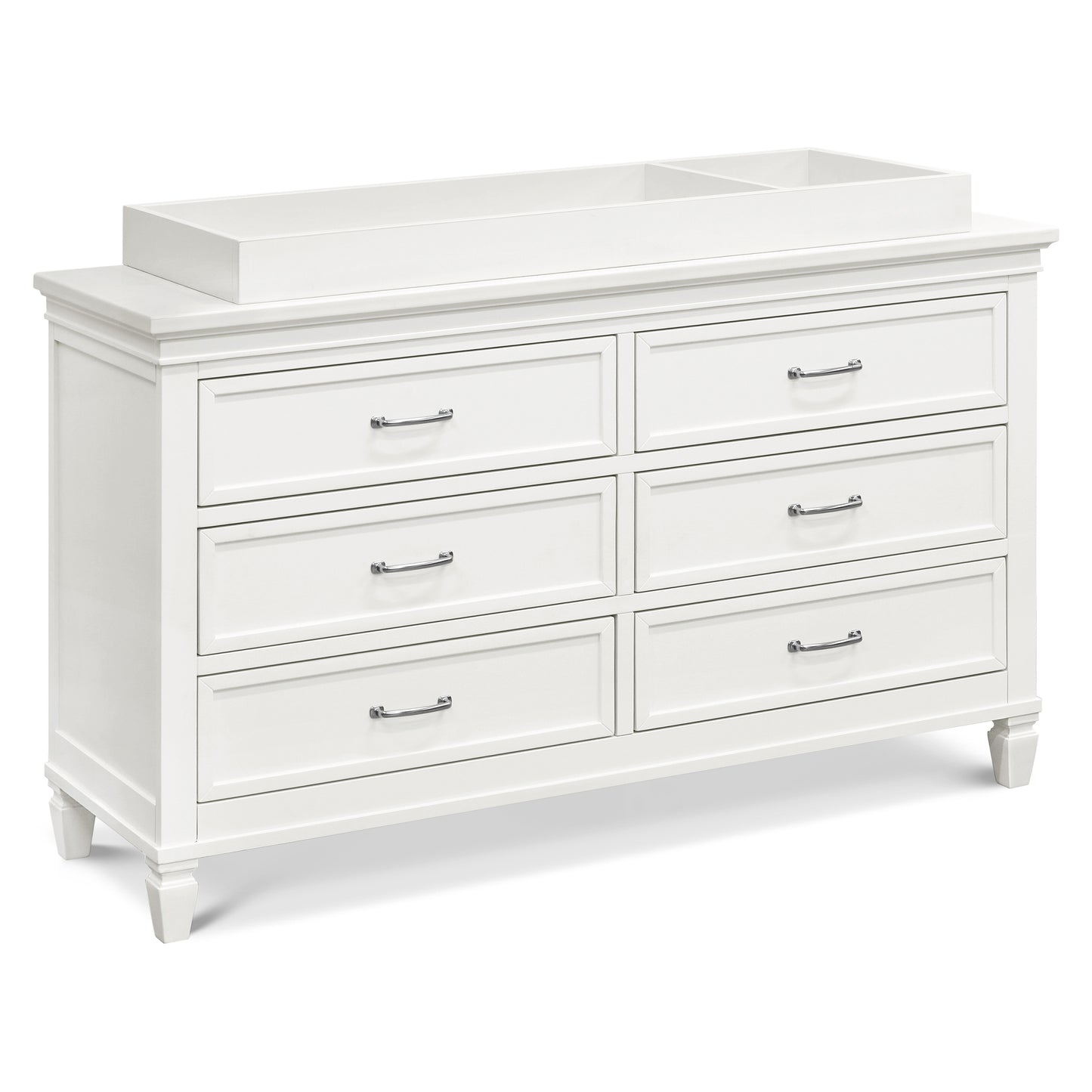 M15816RW,Darlington 6-Drawer Dresser in Warm White