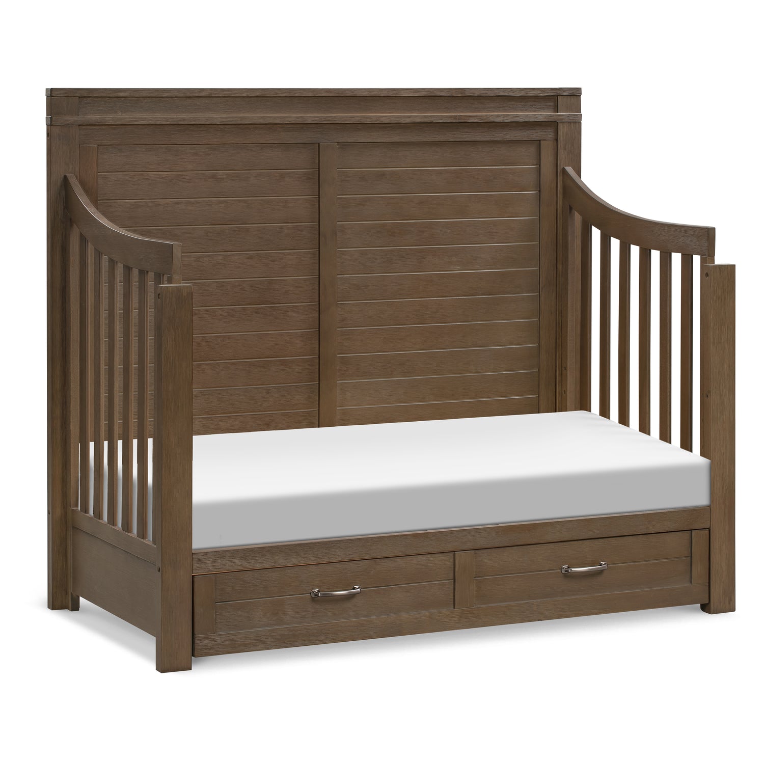 M21101SW,Wesley Farmhouse 4-in-1 Convertible Crib in Stablewood