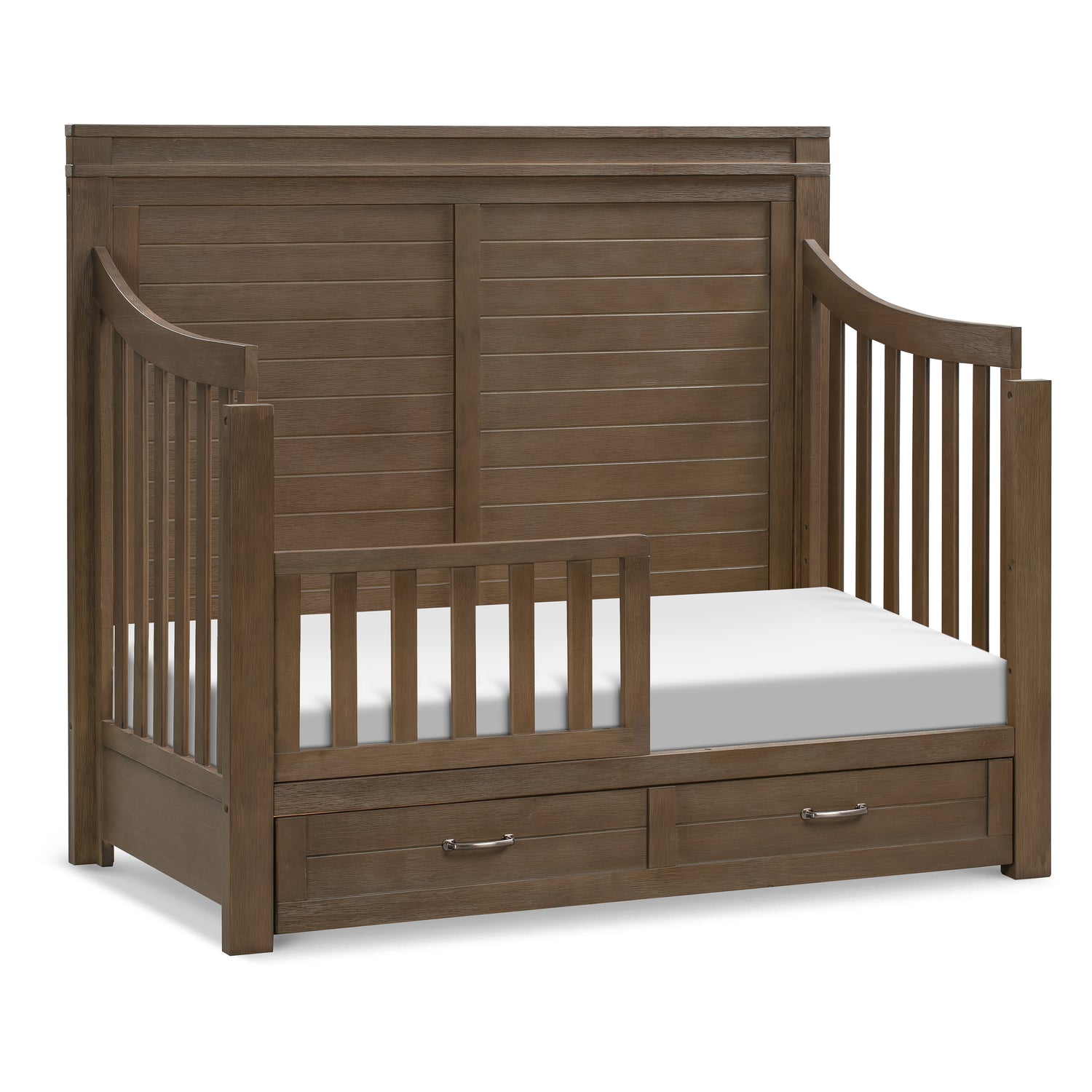 M21101SW,Wesley Farmhouse 4-in-1 Convertible Crib in Stablewood