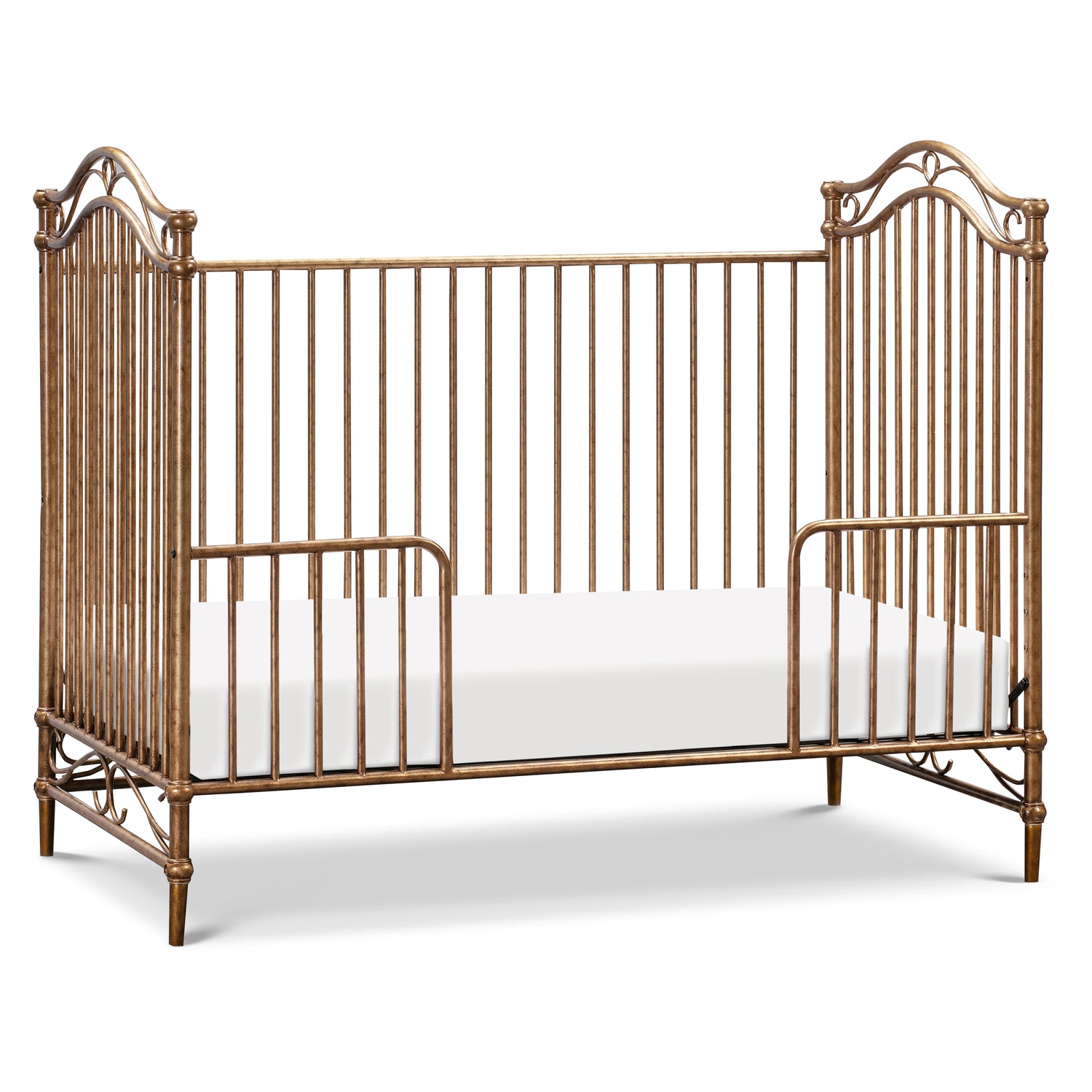 M21301VG,Camellia 3-in-1 Convertible Crib in Vintage Gold