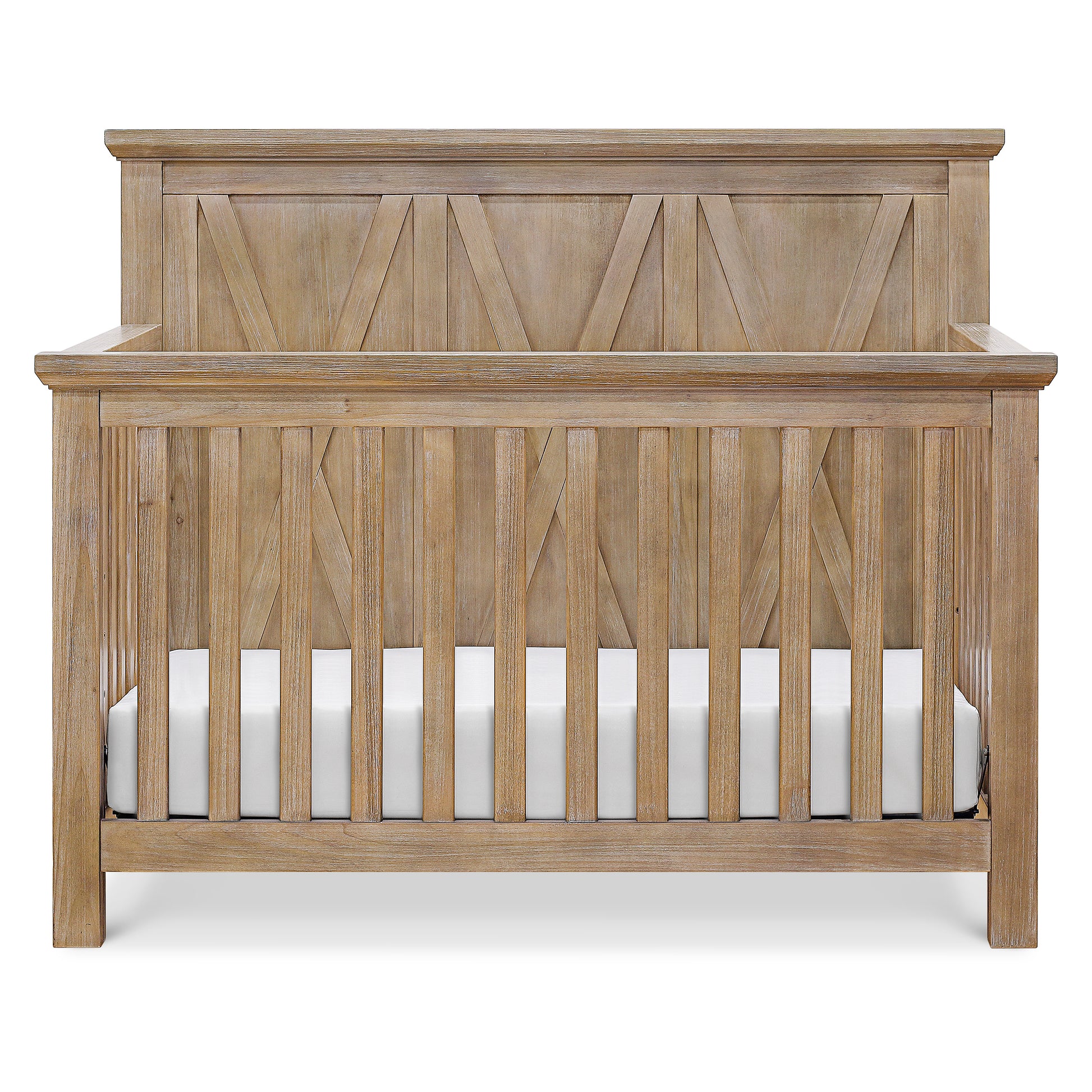 B14501DF,Emory Farmhouse 4-in-1 Convertible Crib in Driftwood Finish