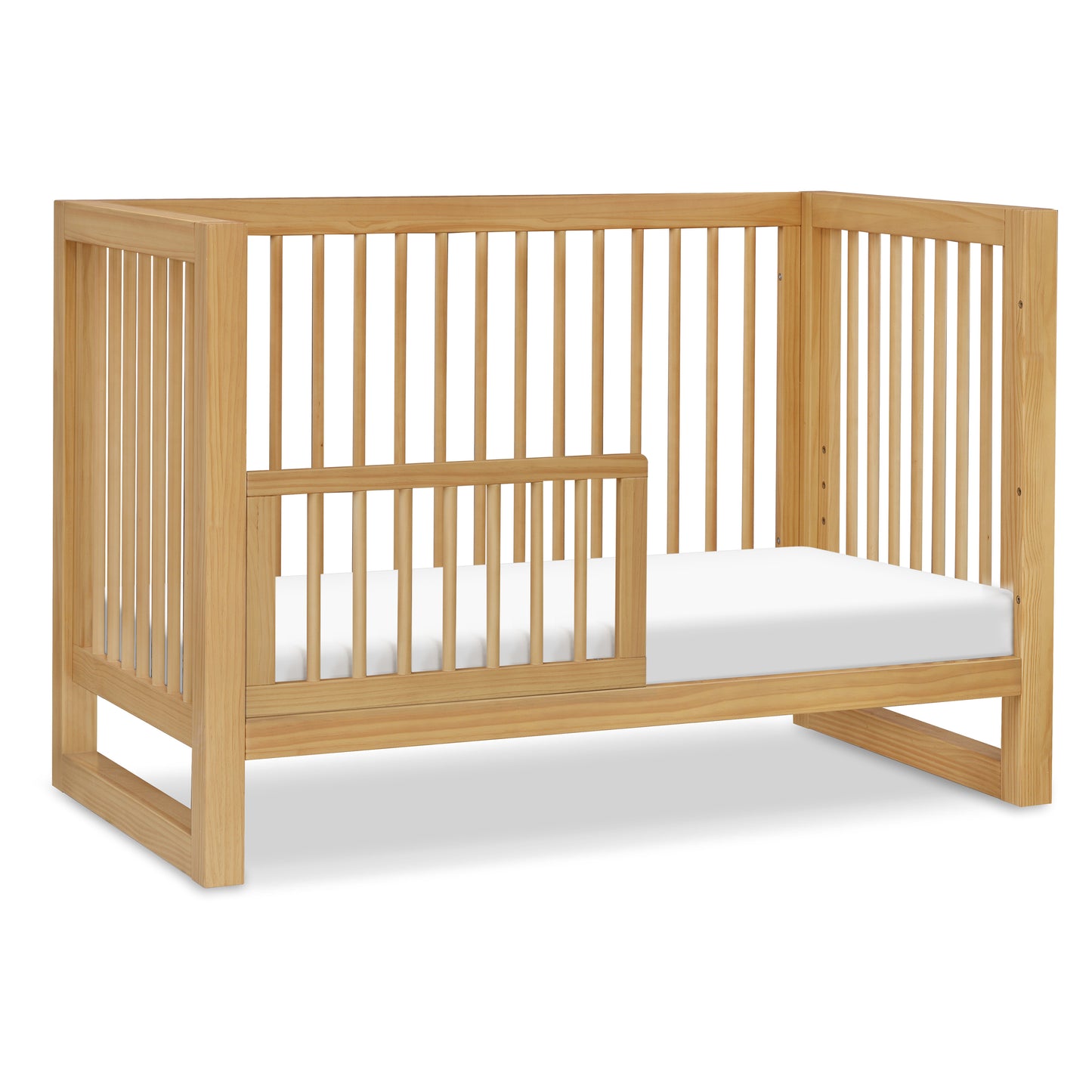 M23301HY,Nantucket 3-in-1 Convertible Crib w/Toddler Bed Conversion Kit in Honey