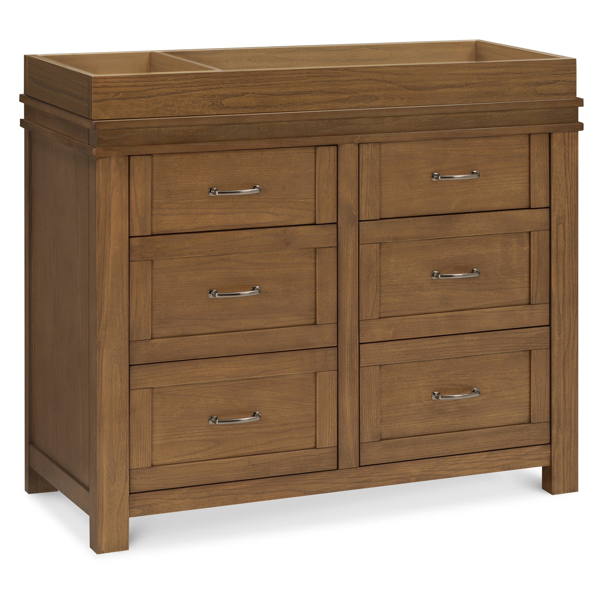 M21126SW,Wesley Farmhouse 6-Drawer Dresser in Stablewood