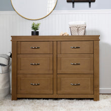 M21126SW,Wesley Farmhouse 6-Drawer Dresser in Stablewood